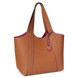 Aldo Vegan Leather Rowsley Hobo Bag New Pink Interior Lock Charm Double Strap